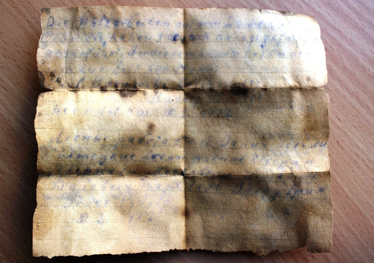 Письмо немецких военнопленных нашли на Урале