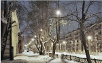 В Новогодние и Рождественские дни устанавливается специальный режим ночного освещения городских улиц