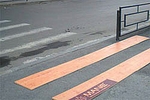 Пешеходные «зебры» в Свердловской области станут разноцветными