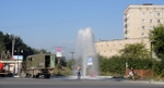 В центре Первоуральска забил фонтан. Фото