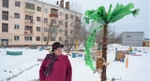 Жительница Динаса Лилия Павлова своими руками сделала площадку для детворы