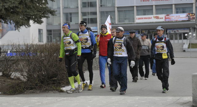 Участники пробега «Первоуральск-Пермь» стартовали