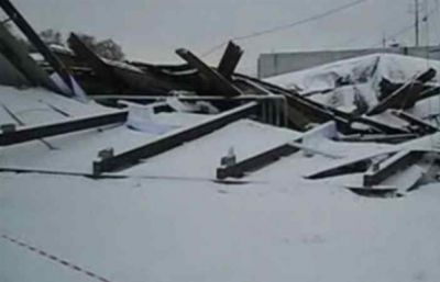 В п. Билимбай обрушилась крыша дома 