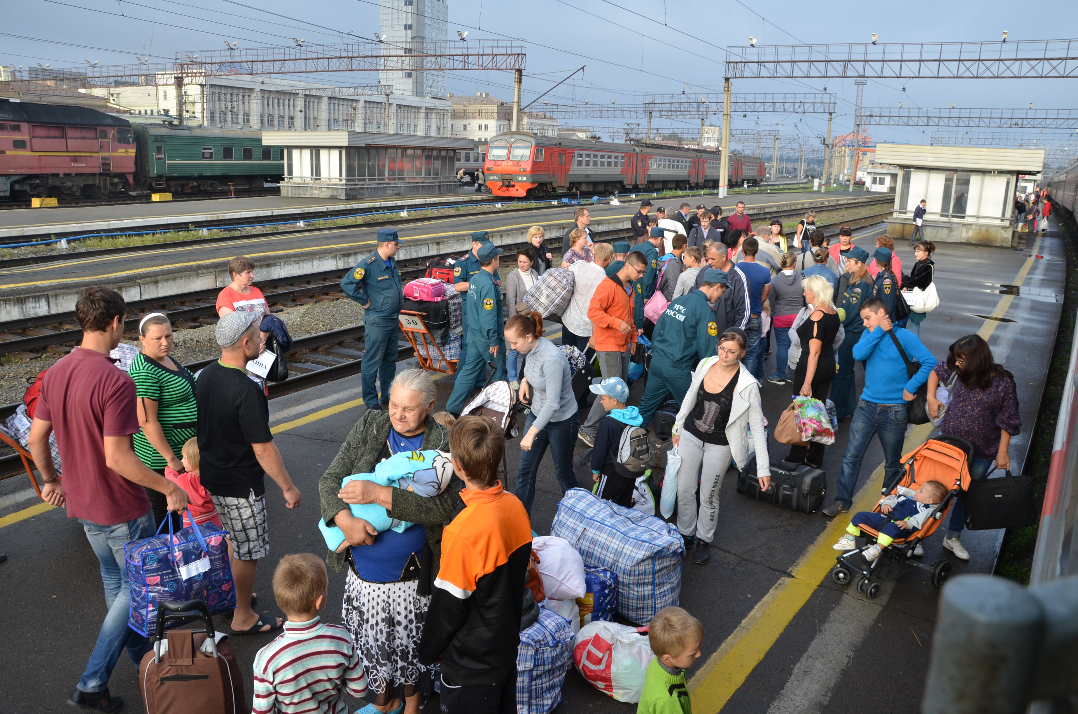 Новая группа беженцев с Украины прибыла на Средний Урал