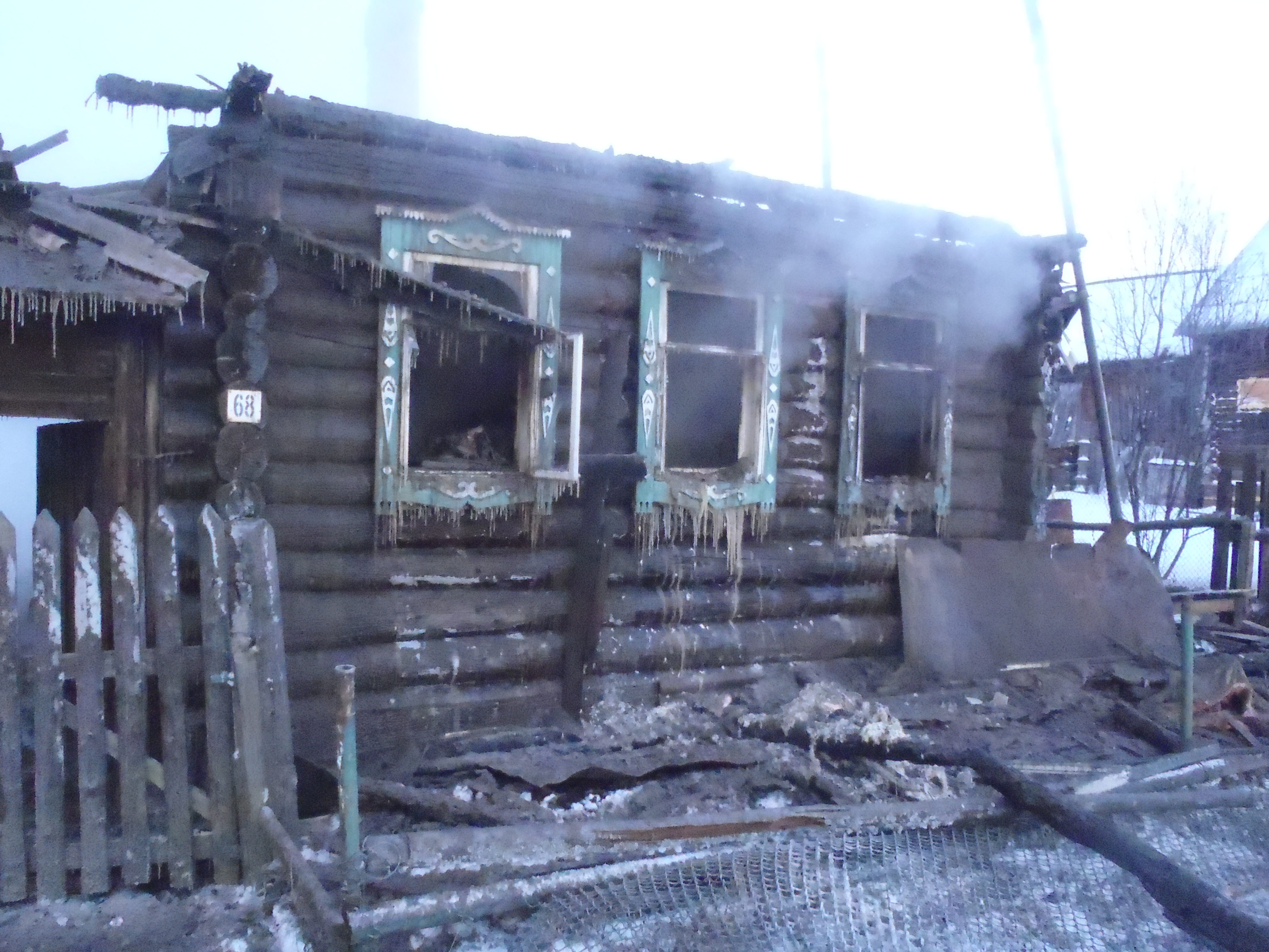 В посёлке Кузино в огне погиб человек 