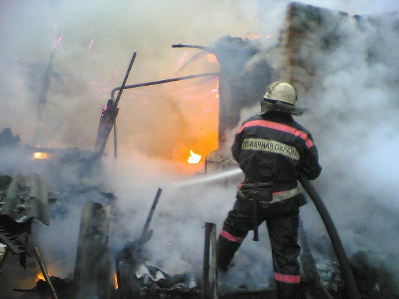 В деревне Меркитасиха произошёл крупный пожар