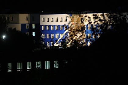 В Омске обрушился корпус учебного военного центра. Погибли 10 человек