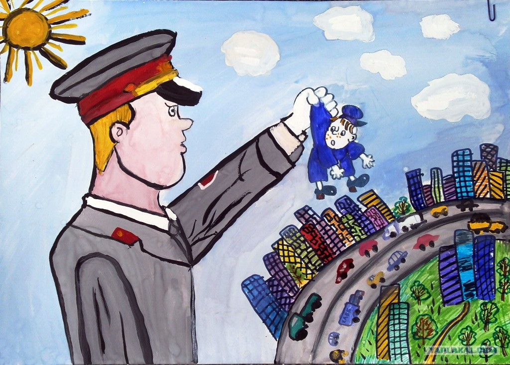 В Свердловской области проходит конкурс детского рисунка «Полиция глазами детей»