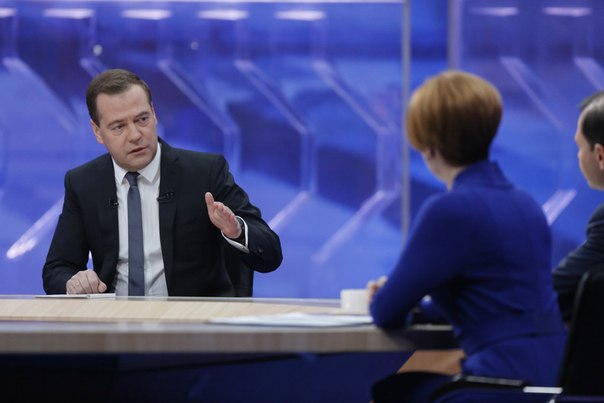 Дмитрий Медведев сегодня в прямом эфире подведёт итоги года