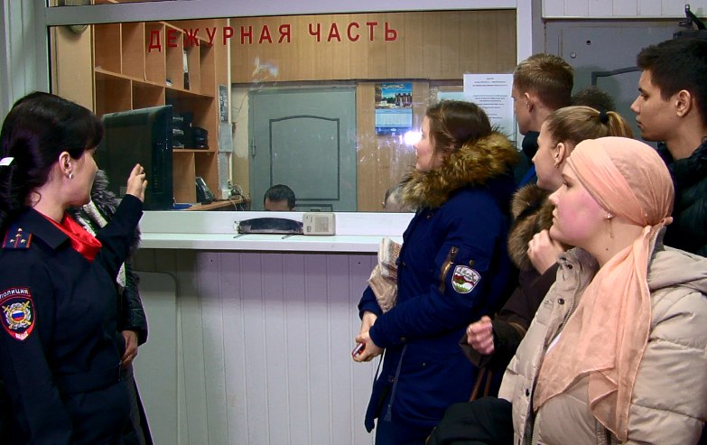 Первоуральские школьники побывали в местной полиции и узнали, как работают правоохранители