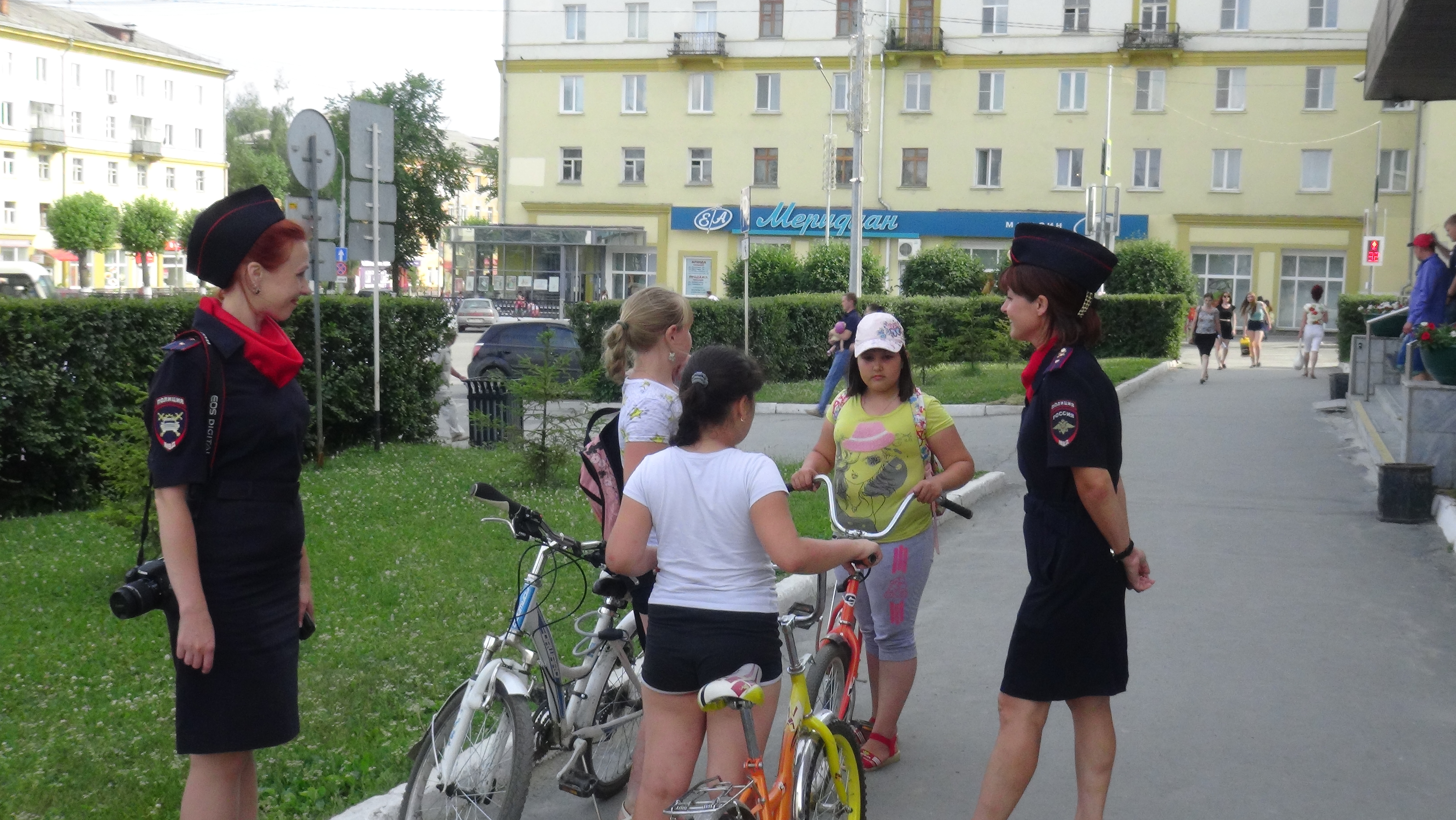 В Первоуральске прошло рейдовое мероприятие «Юный велосипедист»