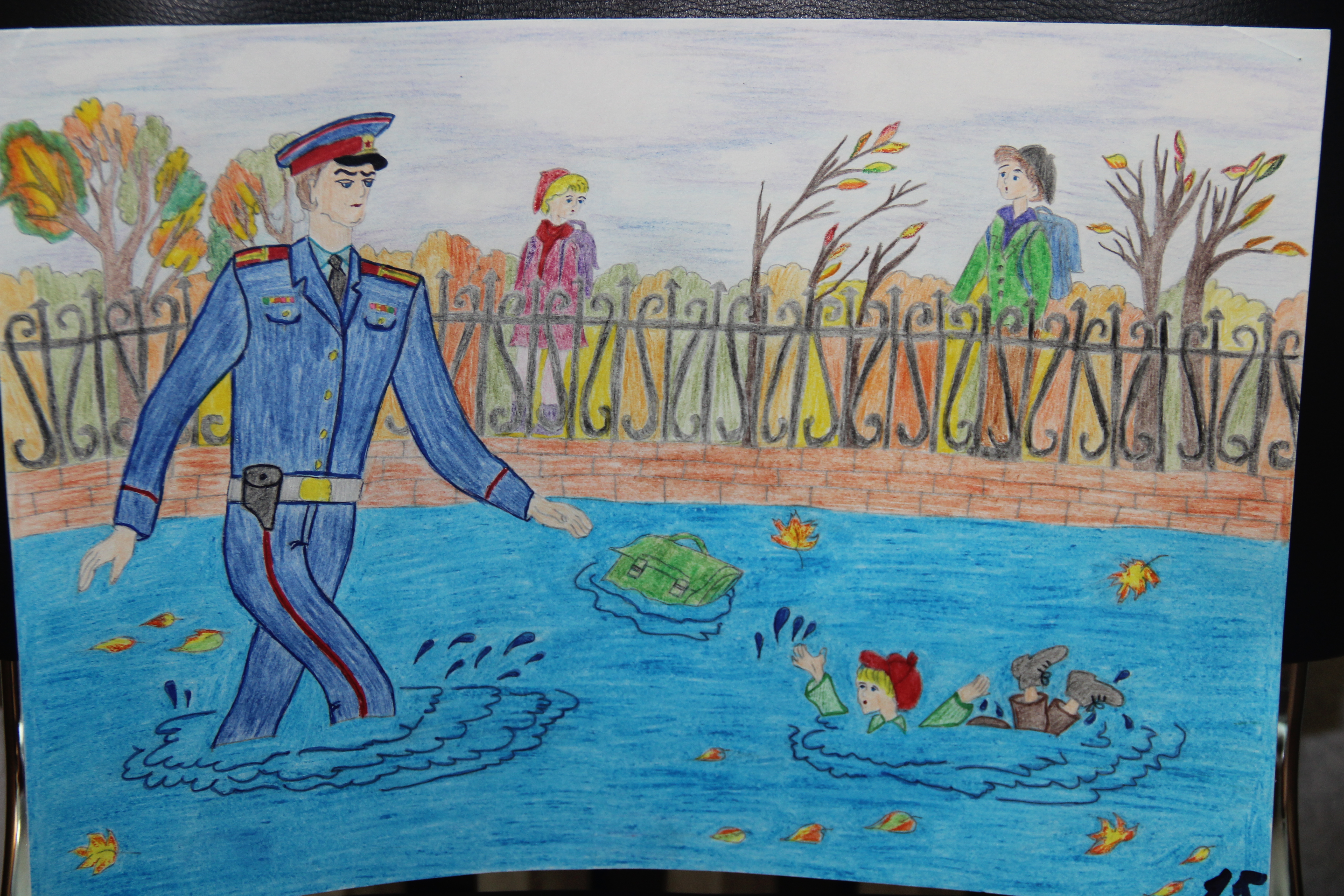 В Поморье подвели итоги конкурса рисунков «Мои родители работают в полиции»