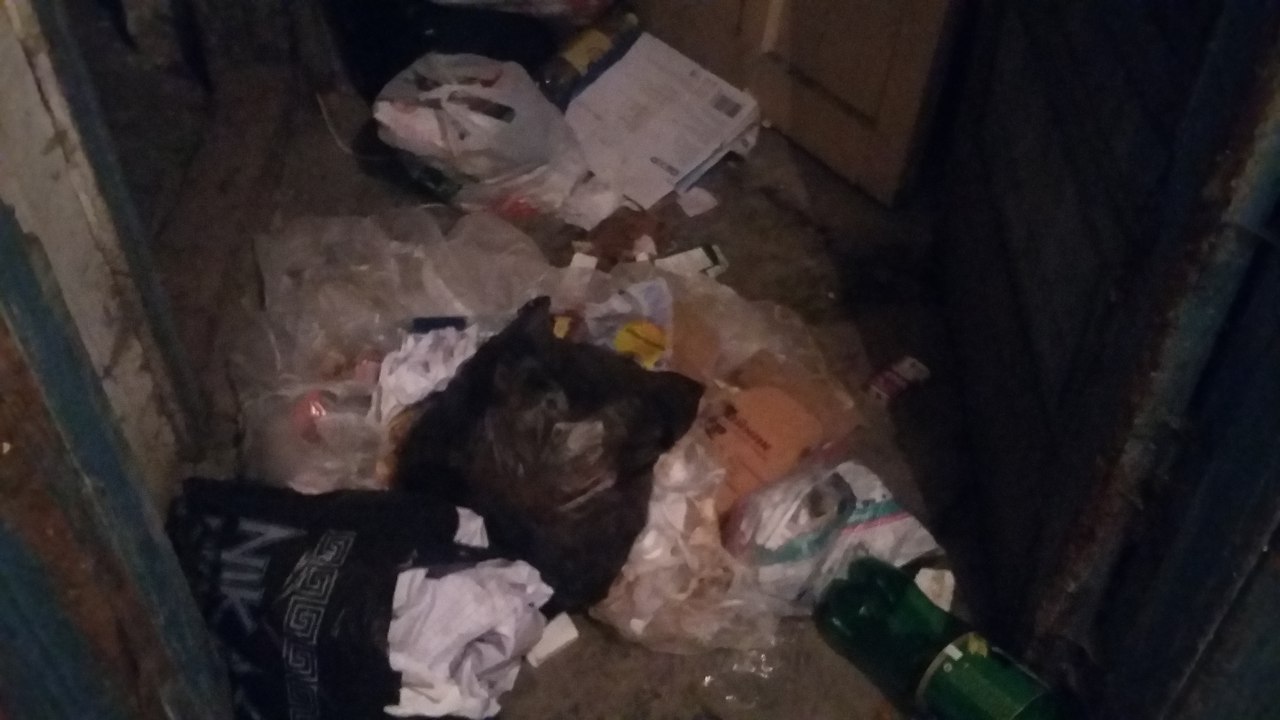В Первоуральске люди закидывают мусором собственный дом