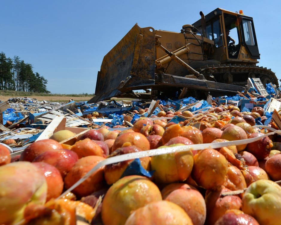 36 тонн запрещённых фруктов и овощей