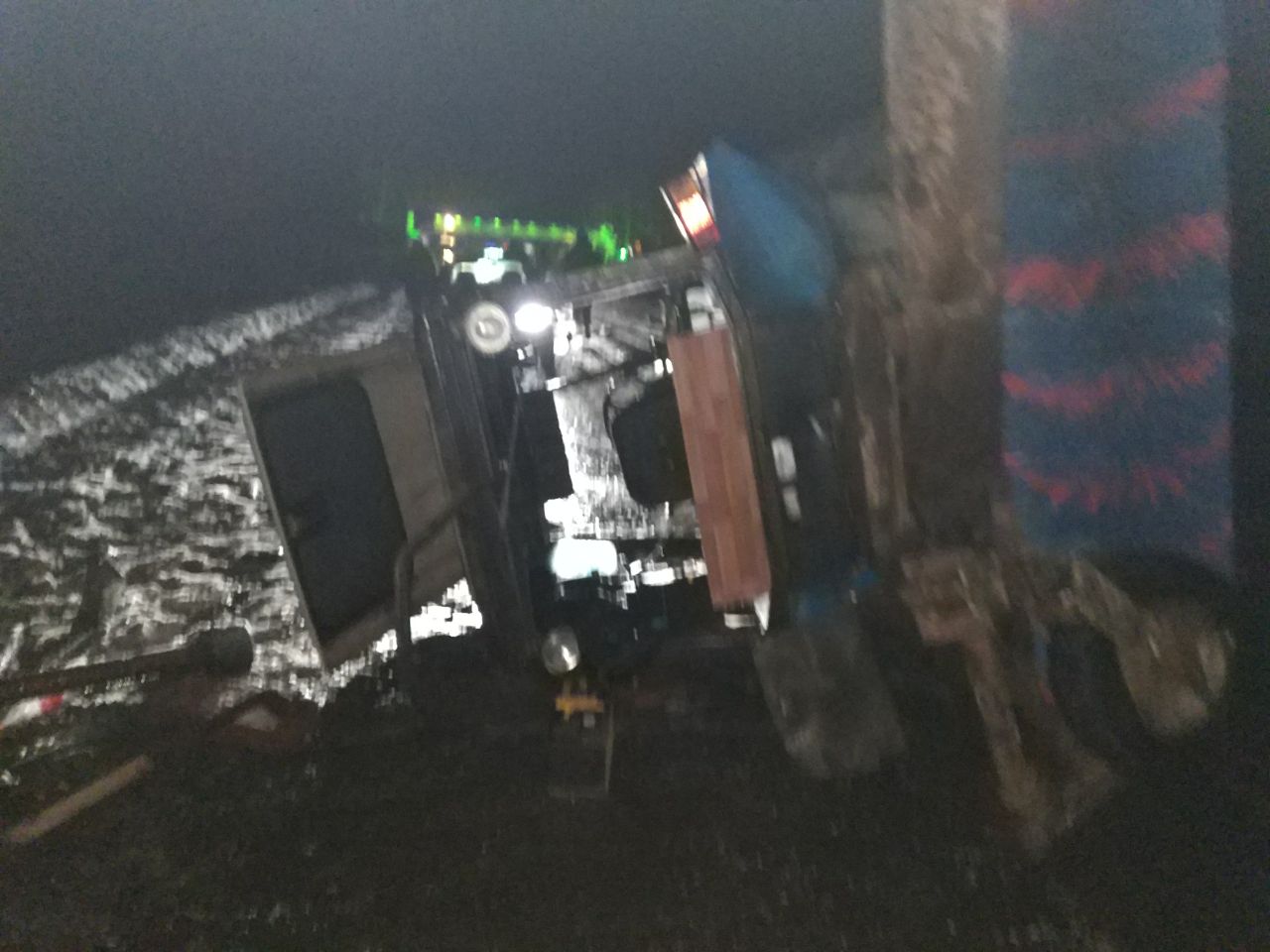 В ДТП пострадал пассажир трактора