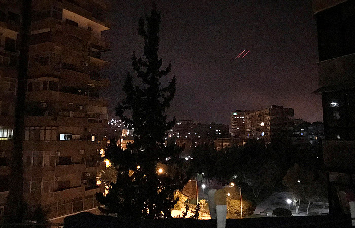 Ракетный удар по Сирии