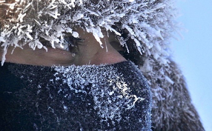 Аномальные морозы сковали Средний Урал