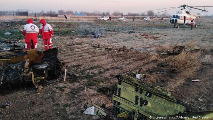 В Иране разбился самолет «Украинских авиалиний»