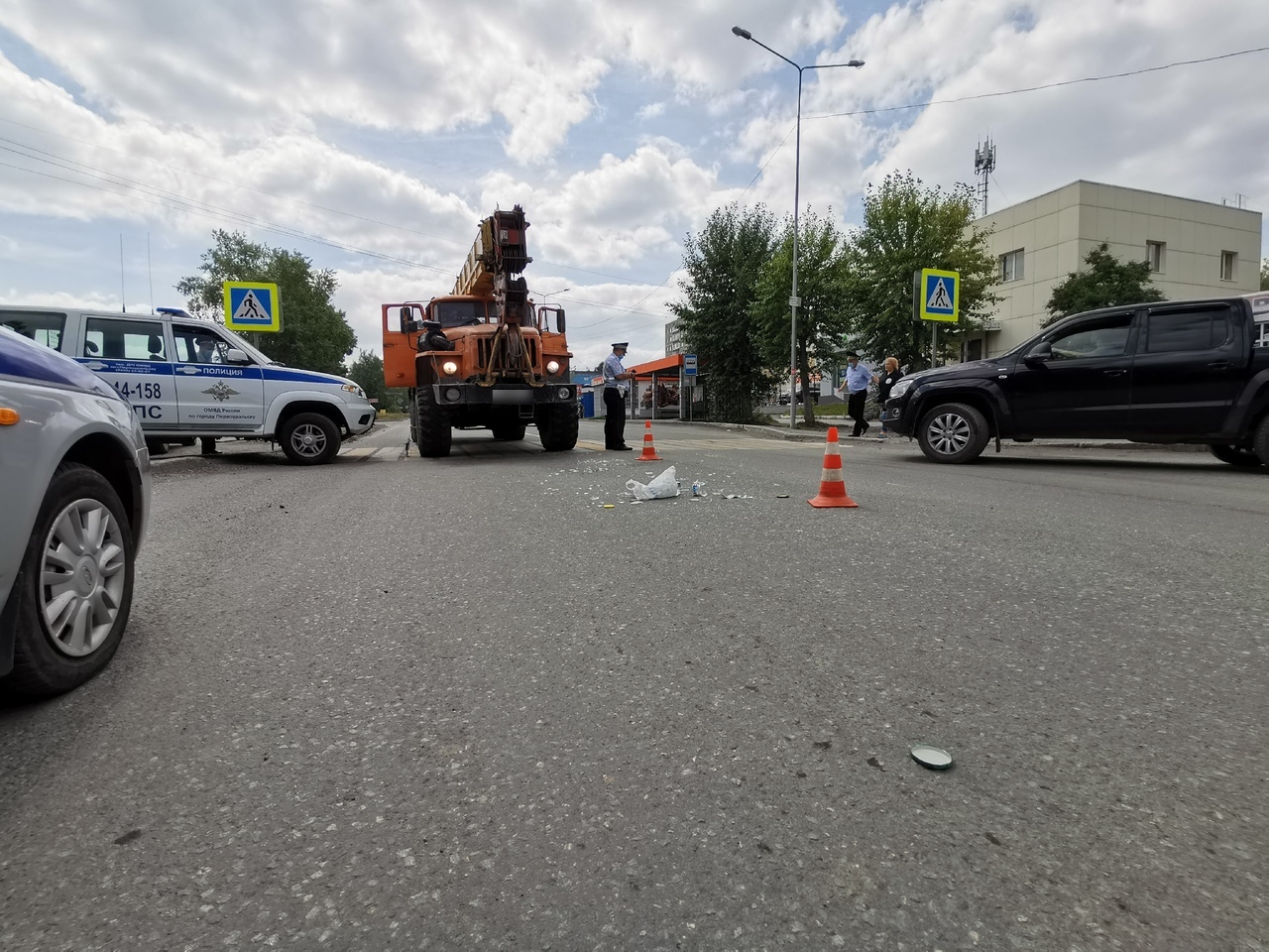 Водитель "Урала"  сбил женщину на пешеходном переходе