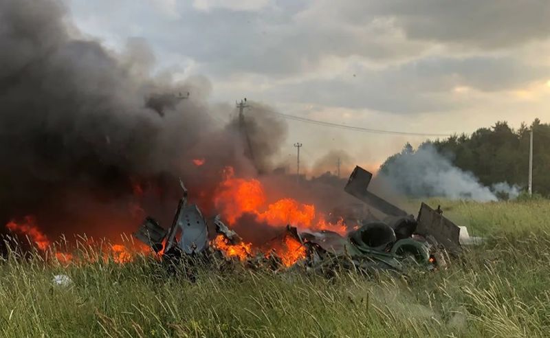 В Ленинградской области разбился вертолёт