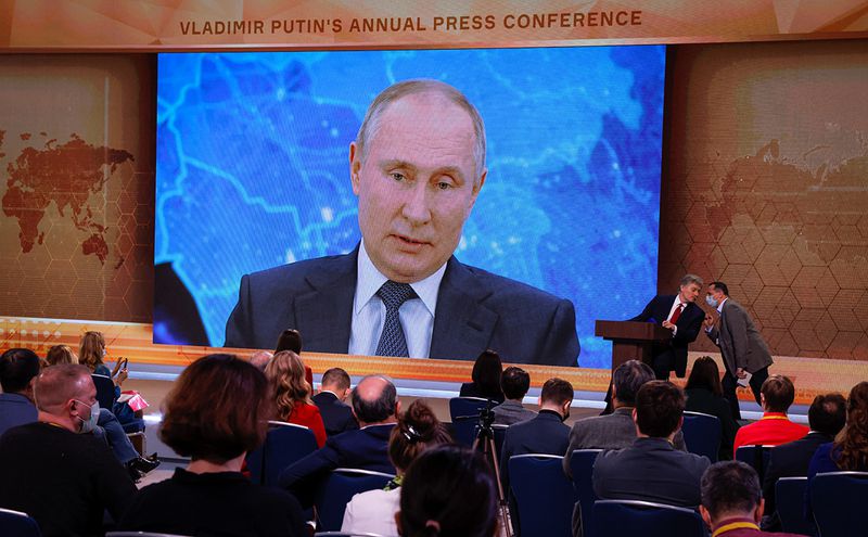 Путин ответит на вопросы журналистов во время пресс-конференции