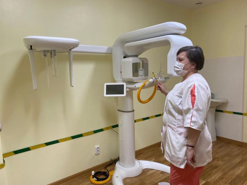 В детской больнице появился рентгеновский стоматологический аппарат панорамного типа