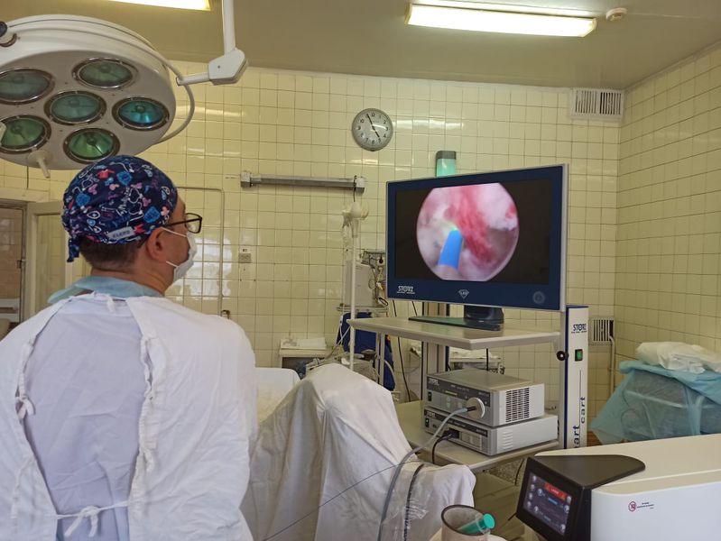 В Первоуральской больнице провели лазерное удаление опухоли мочевого пузыря