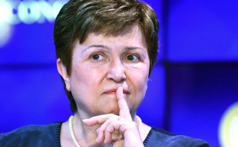 Глава МВФ Георгиева не исключила дефолт в России из-за введенных санкций