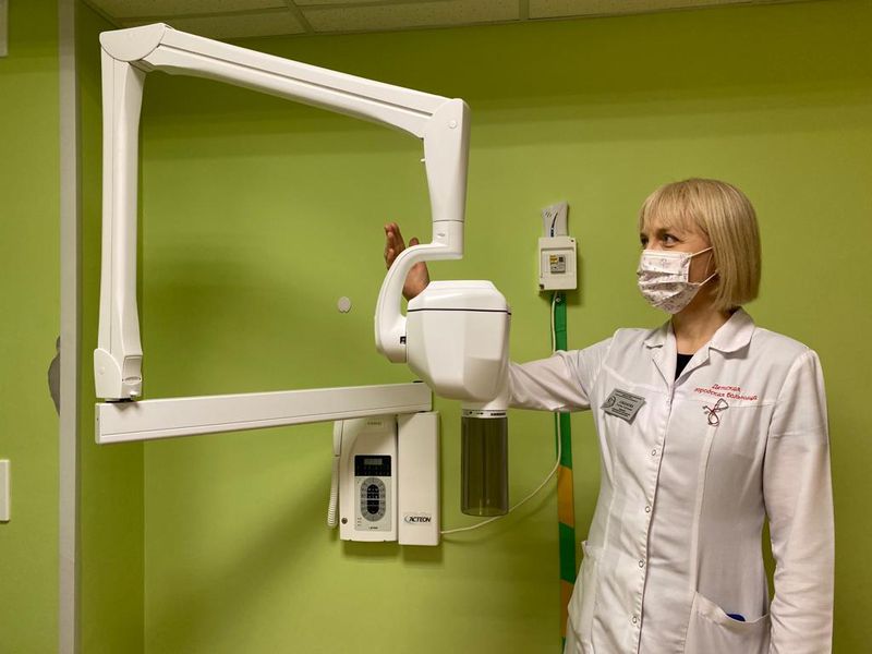 В детской больнице новая рентгеновская установка для стоматологов