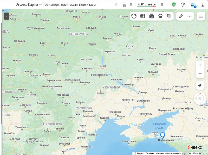 «Яндекс» объяснил исчезновение границ государств на своих картах