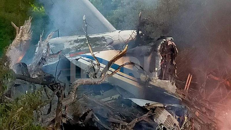 Под Рязанью разбился самолёт Ил-76, погибли люди