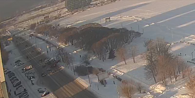 В районе набережной на улице Ленина произошло ДТП с 4 автомобилями