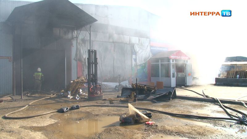 Площадь пожара на Кольцевой, 16 составила 600 квадратных метров