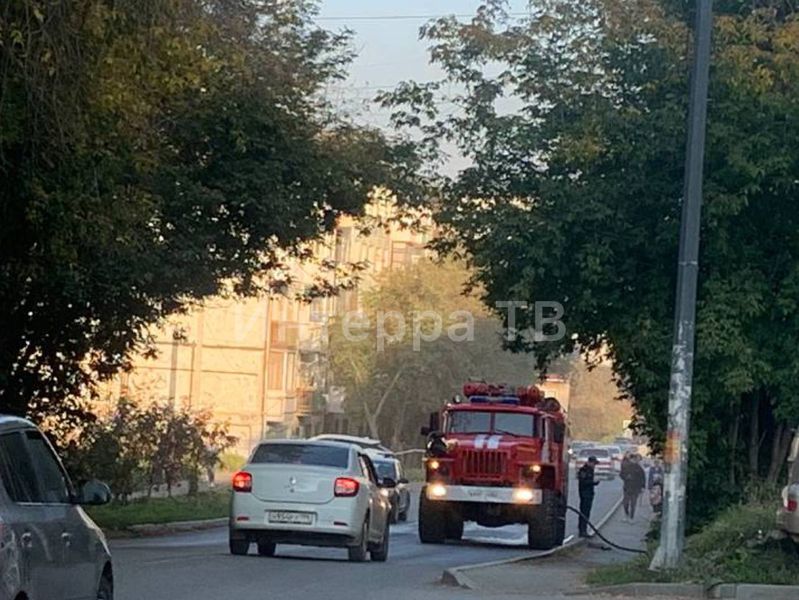 В доме по адресу ул.Малышева, 7 пожар