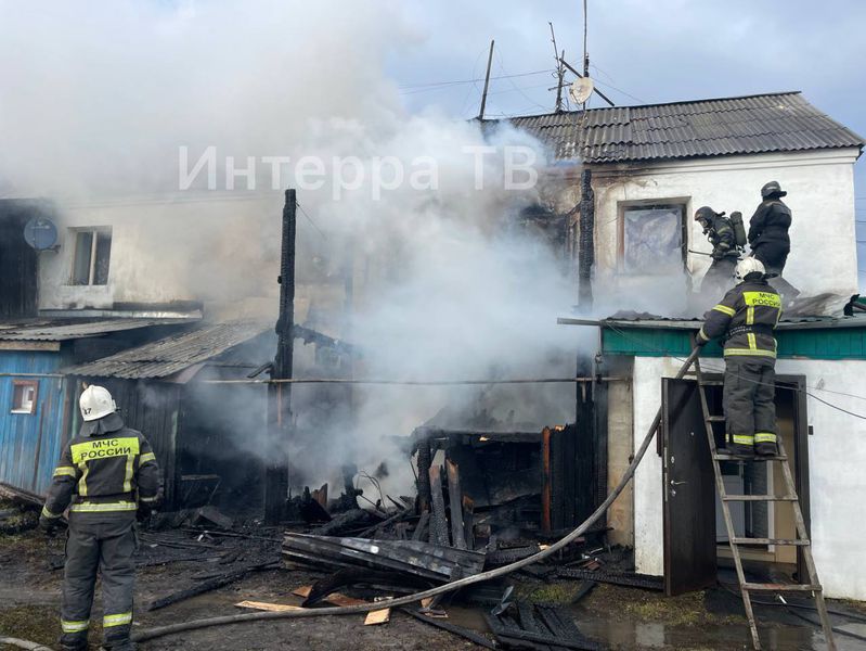 На ул. Совхоз Первоуральский горел жилой дом