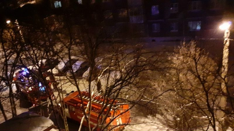В пятиэтажке на ул. Комсомольской горела квартира